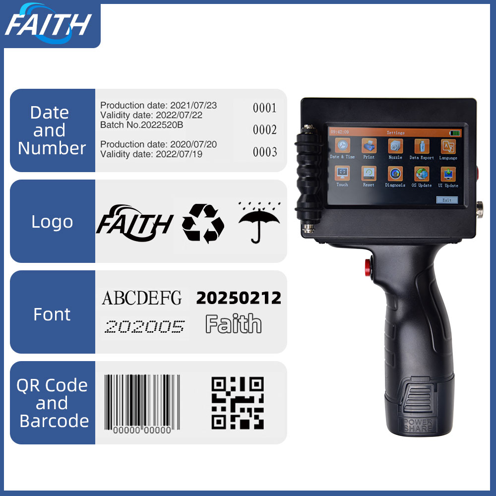 Commercial Printing Products - Imprimante jet d'encre Faith 12,7 mm,