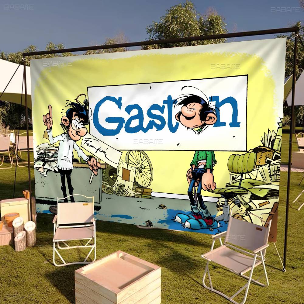 Commercial Printing Companies Usa - Bannière publicitaire commerciale G-Gaston Lagaffe Anime