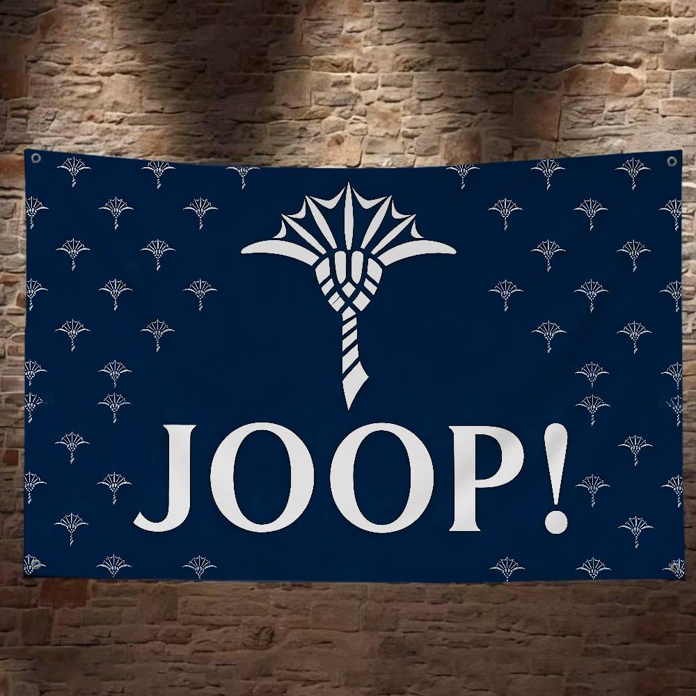 Commercial Printing Companies Usa - Drapeau publicitaire commercial imprimé amusant Joop