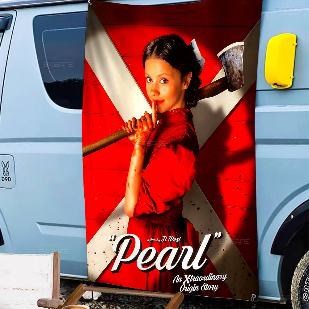 P-PearlS HORROR MOIVE Drapeau  - Commercial Printing Companies Usa avis et prix