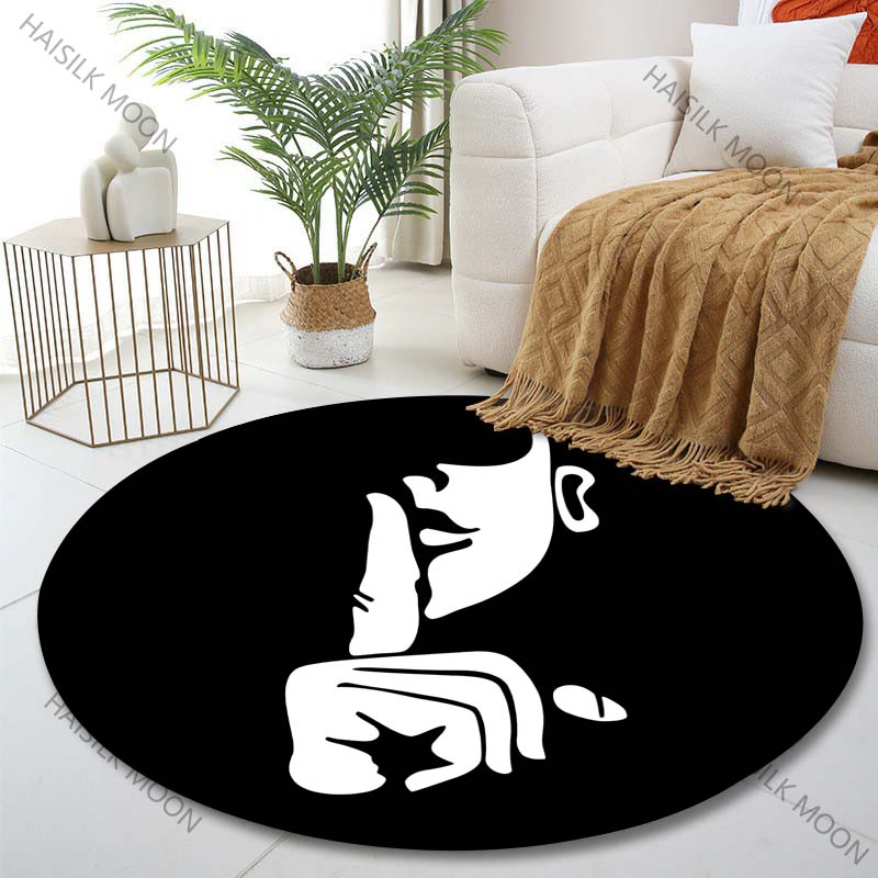 Tapis rond imprimé avec icônes - Commercial Printing Icon avis et prix